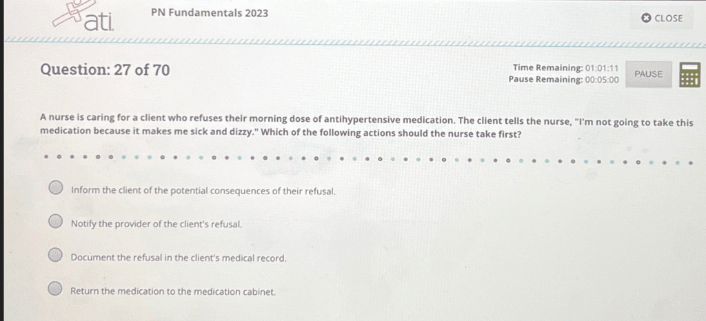 RN Fundamentals Online Practice