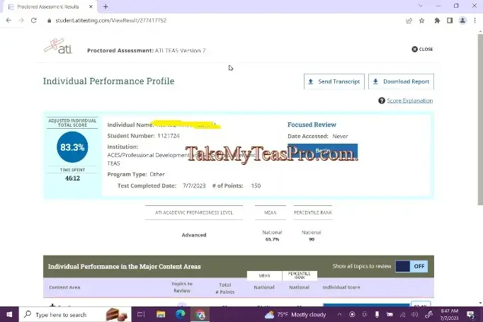 take my teas exam for me